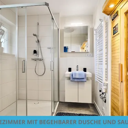 Kuestenkojen Blaue Lagune - 1-5 Pers Mit 2 Schlafzimmern, Terrasse Und Sauna Daire Büsum