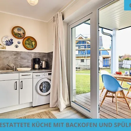 Kuestenkojen Blaue Lagune - 1-5 Pers Mit 2 Schlafzimmern, Terrasse Und Sauna