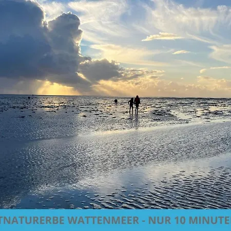 Kuestenkojen Blaue Lagune - 1-5 Pers Mit 2 Schlafzimmern, Terrasse Und Sauna Daire Büsum